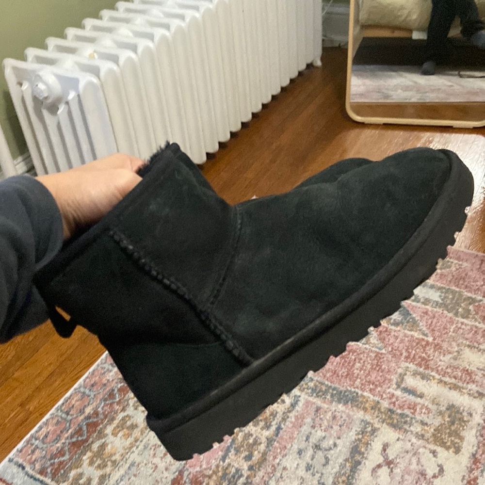 Black Ugg Mini Boots